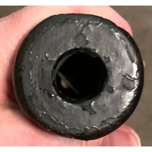 Vintage Early 1900s Wooden Textile Mill Spindle Bobbin Industrial 12.5" - Picture 3 of 4